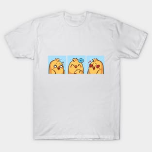 cute baby Little chick  reactions T-Shirt